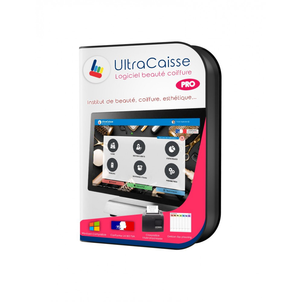 Logiciel UltraCaisse Beauté sans abonnement