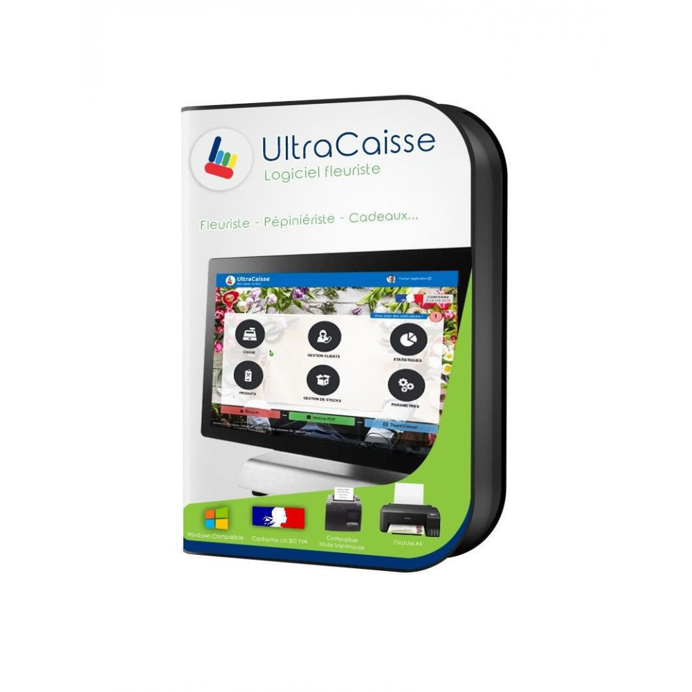 Logiciel UltraCaisse Fleuriste sans abonnement STANDARD