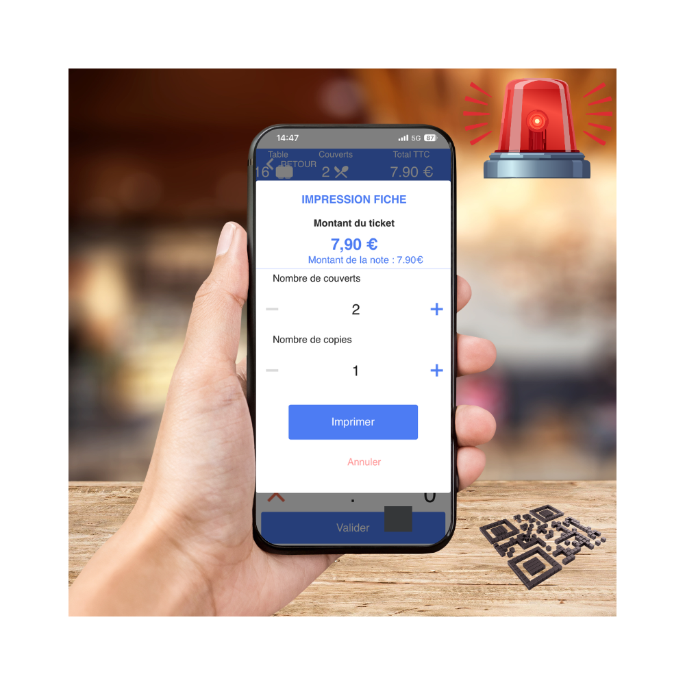 Impression des fiches