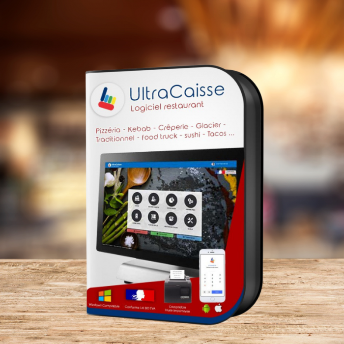 Logiciel UltraCaisse Restaurant sans abonnement