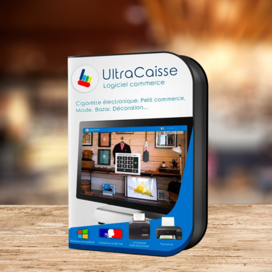 Logiciel UltraCaisse Commerce sans abonnement