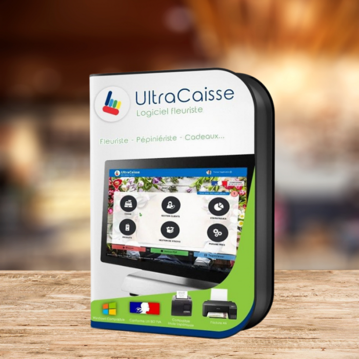 Logiciel UltraCaisse Fleuriste sans abonnement