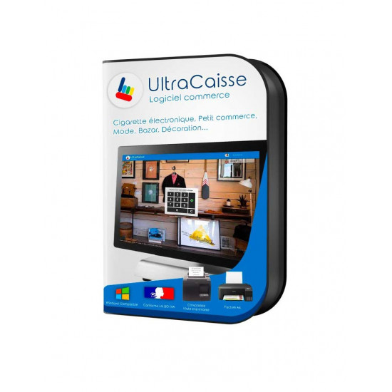 Logiciel d'encaissement tactile UltraCaisse Commerce